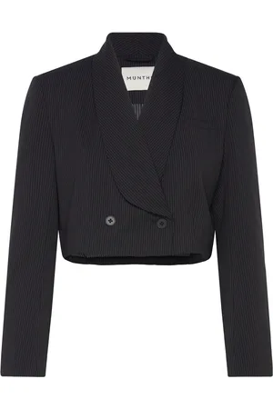 Munthe Silvie Blazers Cropped Blazers Black