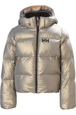 Helly Hansen Jr Nora Short Puffy Jacket Fôret Jakke Gold