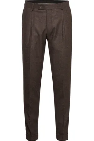 SIR of Sweden Alex Trousers Bottoms Trousers Formal Brown