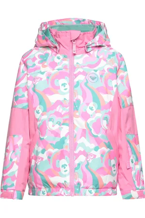 Roxy Snowy Tale Jk Outerwear Snow-ski Clothing Snow-ski Jacket Pink