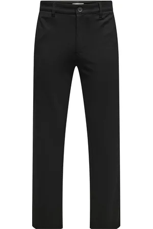 Only & Sons Onsmark Regular 0209 Pant Noos Bottoms Trousers Chinos Black