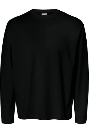 SELECTED Slhlooseoscar Ls O-Neck Tee Noos Tops T-shirts Long-sleeved Black