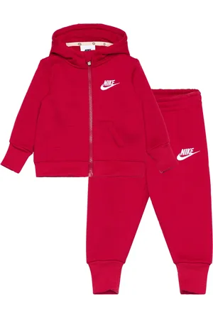 Nike Ee-Fleece/Terry Set Sport Sweatsuits Red