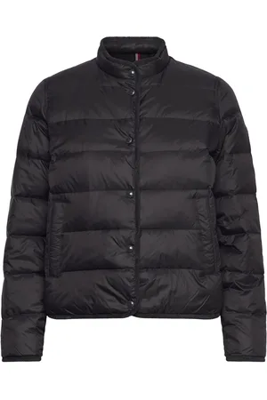 Tommy Hilfiger Lw Down Collarless Jacket Fôret Jakke Black