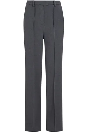 Tommy Hilfiger Punto Relaxed Straight Pant Bottoms Trousers Straight Leg Grey
