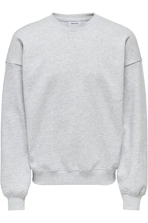 Only & Sons Onsturner Life Vtg Crew Neck Sweat Tops Sweat-shirts & Hoodies Sweat-shirts Grey