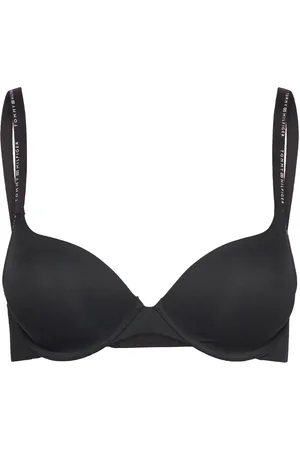 Tommy Hilfiger Plunge Push Up Lingerie Bras & Tops Push Up Bras Black