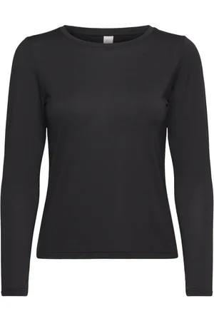 ccdk copenhagen Modal Longsleeved T-Shirt Tops T-shirts & Tops Long-sleeved Black