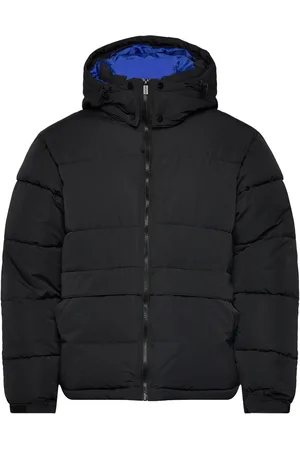 Sixth June Essentiel Puff Printed Downjkt Fôret Jakke Black