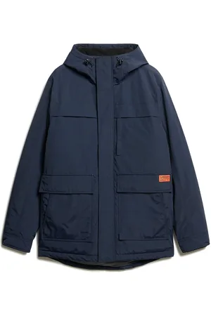 Superdry Surplus Hooded Parka Parkas Jakke Navy