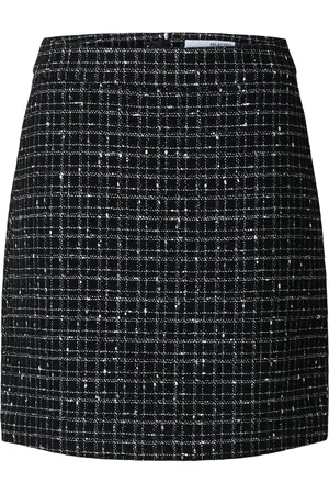 SELECTED Slfwilma Mw Mini Skirt Skirts Short Skirts Black