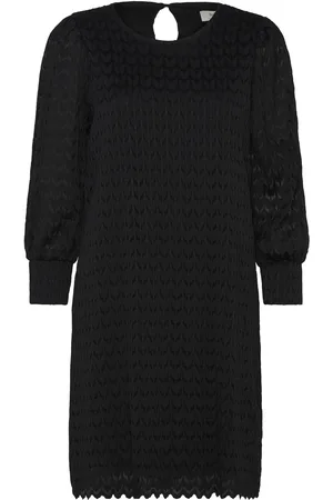 FRANSA Frchantal Dr 1 Knelang Kjole Black