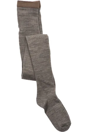 mp Denmark Wool Rib Tights Tights Grey