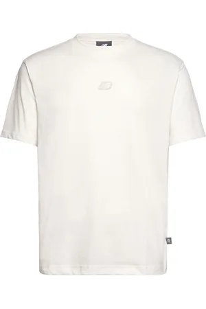New Balance Hoops On Court T-Shirt Sport Men Sports Clothes Sport Tops Sport T-shirts Cream