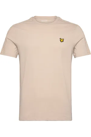 Lyle & Scott Tape T-Shirt Sport Men Men Sports Clothes Sport Tops Sport T-shirts Beige