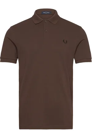 Fred Perry The Shirt Tops Polos Short-sleeved Brown