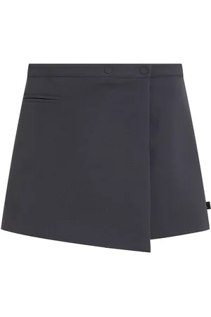 Calvin Klein Wrap Skirt Skirts Short Skirts Navy