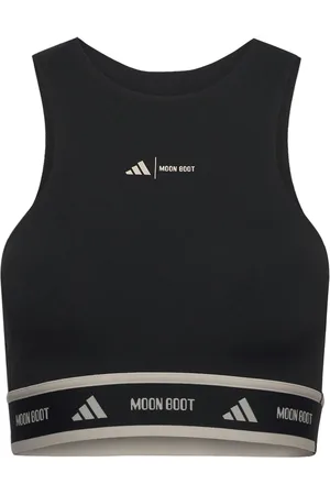 adidas Adidas X Moonboot Crop Top Sport Sport Clothing Sports Tops & T-shirts Sport Crop Tops Sport Sleeveless Crop Tops Black