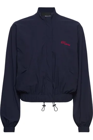 ROTATE Crispy Woven Jacket Designers Jackets Light-summer Jacket Navy