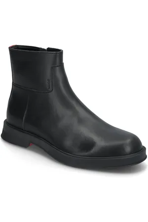 HUGO BOSS Lenner_Halb_Al Støvletter Chelsea Boot Black