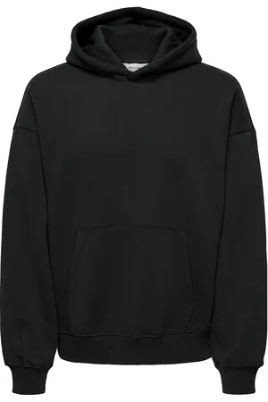 Only & Sons Onsturner Life Vtg Hoodie Sweat Noos Tops Sweat-shirts & Hoodies Hoodies Black