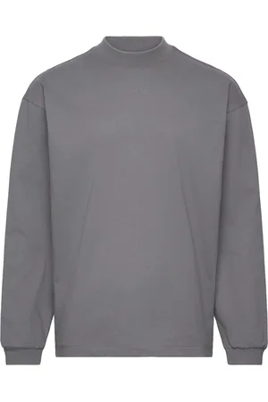 HUGO BOSS Daposo Designers T-shirts Long-sleeved Grey