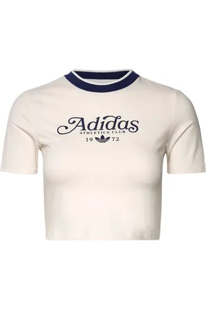 adidas Baby Tee Grx Sport Sport Clothing Sports Tops & T-shirts Sport Crop Tops Sport Short-sleeved Crop Tops White