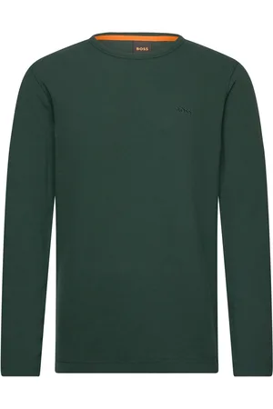 HUGO BOSS Tempesto Tops T-shirts Long-sleeved Green
