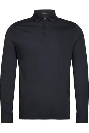 HUGO BOSS H-Pleins 17 Tops Polos Long-sleeved Navy