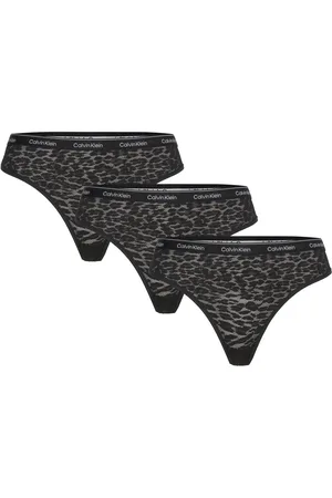 Calvin Klein Brazilian 3Pk Lingerie Panties Brazilian Panties Black