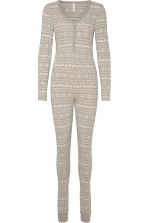 Hunkemöller Fleece Sie Pyjamas Grey