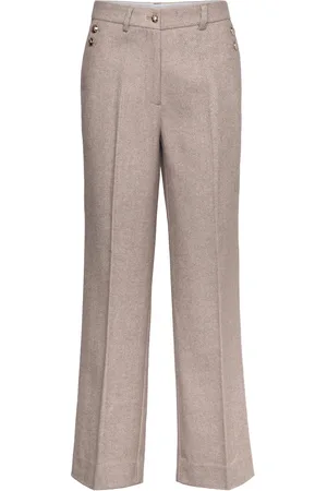 Bruuns Bazaar Scarletbbelezi Pants Bottoms Trousers Suitpants Beige