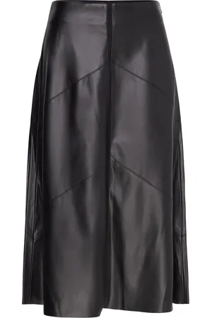 Bruuns Bazaar Veganibbeleen Skirt Skirts Knee-length & Midi Skirts Black