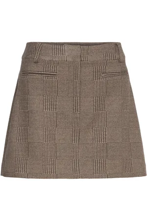 Sofie Schnoor Robynsw Skirt Skirts Short Skirts Brown