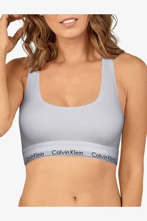 Calvin Klein Bralette Lingerie Bras & Tops Soft Bras Tank Top Bras White