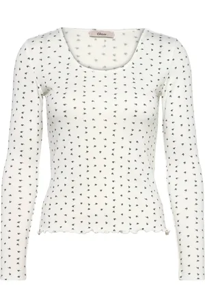 Etam Wildy - Long Sleeves T-Shirt Topp White