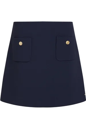 Tommy Hilfiger Punto Short Skirt Skirts Short Skirts Navy