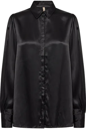 soyaconcept Sc-Hope Tops Shirts Long-sleeved Black