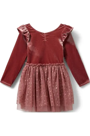 Sofie Schnoor Baby and Kids Estellesk Gym Suit Dresses & Skirts Dresses Casual Dresses Long-sleeved Casual Dresses Red