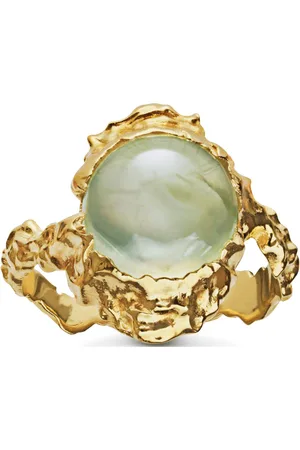 Maanesten Goddess Ring Prehnit Ring Smykker