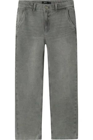 LMTD Nlmtoizza Dnm Loose Pant Noos Bottoms Jeans Loose Jeans Grey