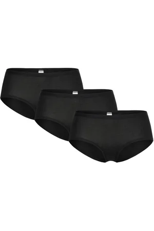 Lindex Brief 3 Pack Carin Regular Truse Brief Truse Black