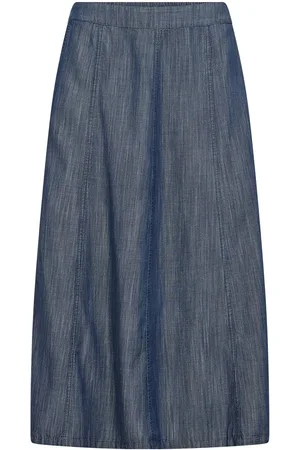 soyaconcept Sc-Ontario Skirts Knee-length & Midi Skirts Navy