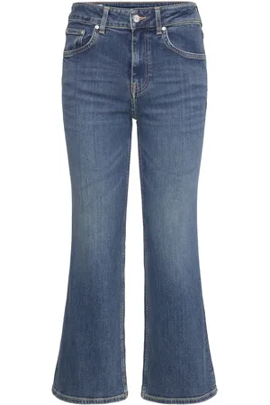 GANT Cropped Kick Flare Denim Bottoms Jeans Flares Blue
