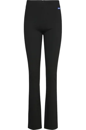 Hugo Blue Norneli_B Bottoms Trousers Flared Black