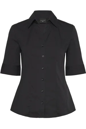 Andiata Leyla 3 Designers Shirts Short-sleeved Black