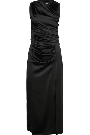 HUGO BOSS Eluvies Maxikjole Festkjole Black