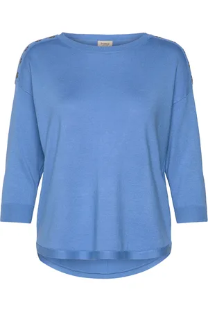 FRANSA Zubasic 114 Pullover Tops Knitwear Jumpers Blue