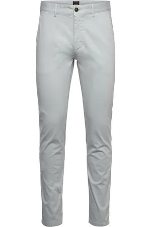 HUGO BOSS Chino_Slim Bottoms Trousers Chinos Grey