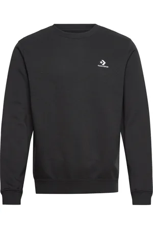 Converse Standard Fit Left Chest Star Chev Emb Crew Bb Sport Sweat-shirts & Hoodies Sweat-shirts Black